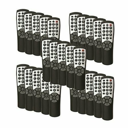 Noso Brightstar BR100B Universal TV Remote Pack of 25, 25PK BR100B-25